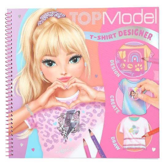 Top Model: T-Shirt Designer Colouring Book