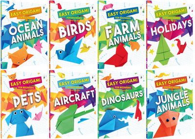 Easy Origami for Beginners 8 Book Collection