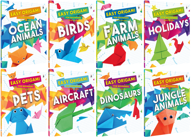 Easy Origami for Beginners 8 Book Collection