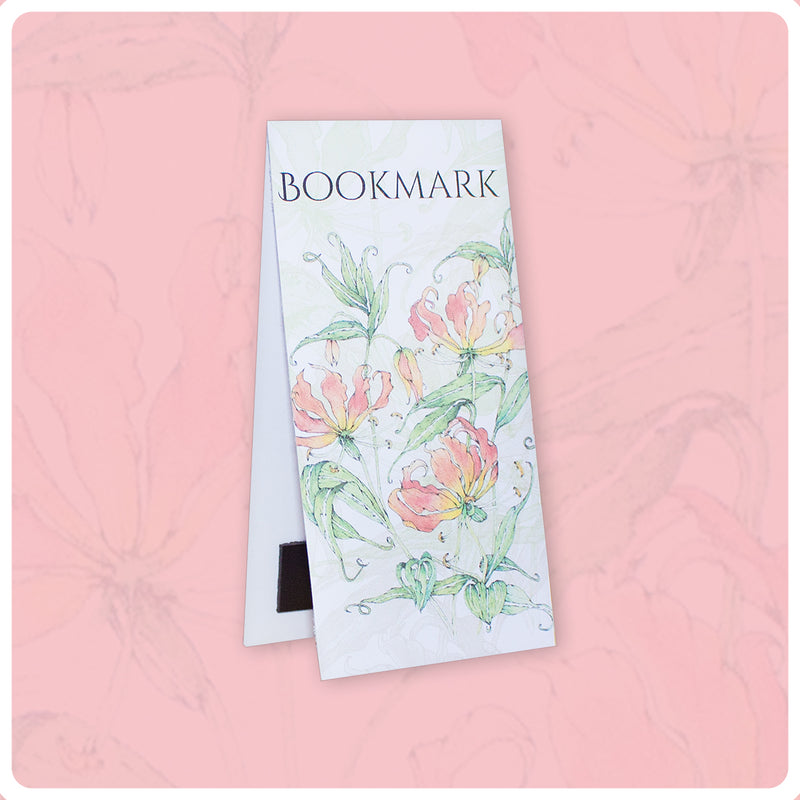 Long Lily Flame Magnetic Bookmark