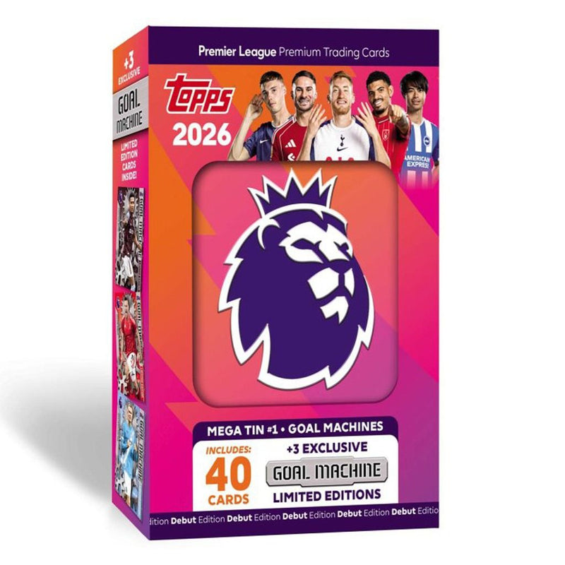 Topps Premier League 2026: Mega Tin (Goal Machine)