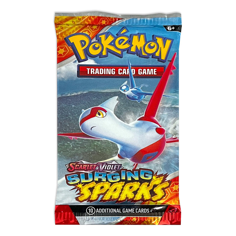 Pokémon Scarlet & Violet-Surging Sparks Latias Ex (191-85928) 10 Card Booster Pack