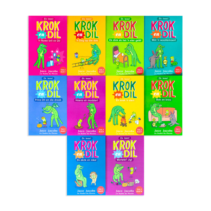 Krok en Dil Vlak 4: 10 Boek Pak