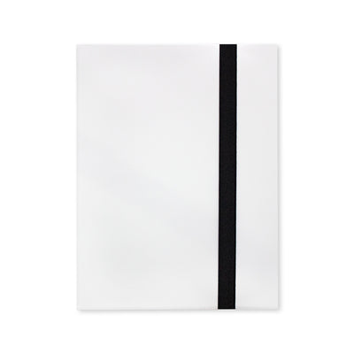 White Trading Card Album Padded 30 Sleeve - Large