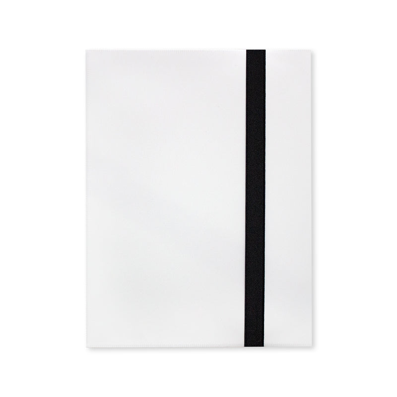 White Trading Card Album Padded 30 Sleeve - Large