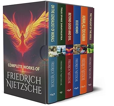 Complete Works of Fredrich Nietzsche 6 Book Collection