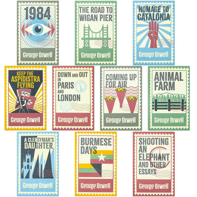 The Greatest Works Of George Orwell 10 Book Collection