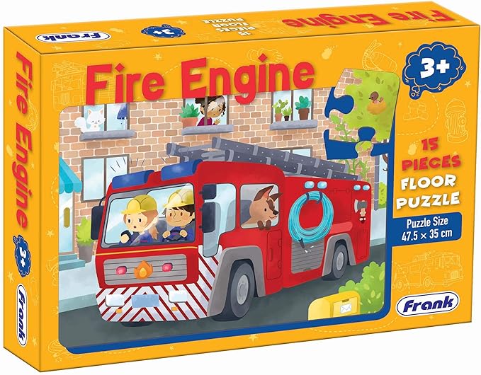 Floor Puzzle Fire Engine - 15 Piece Puzzle