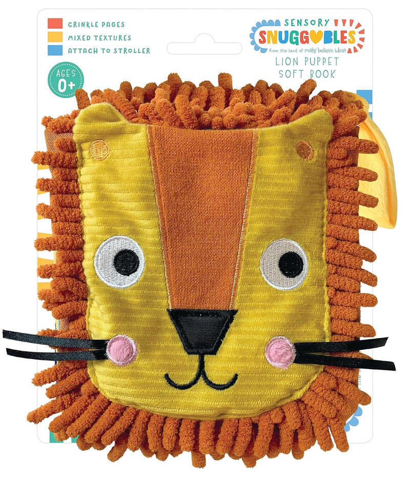 Sensory Snuggables Roar! Hand-Puppet Cloth Book