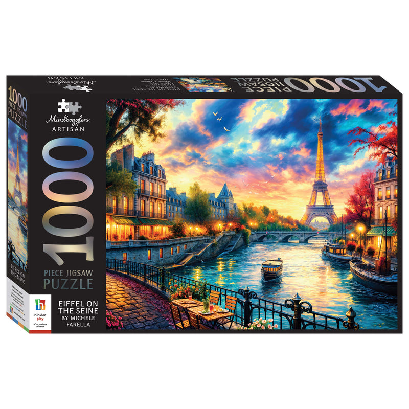 Mindbogglers Artisan 1000 Piece Jigsaw : Eiffel on the Seine