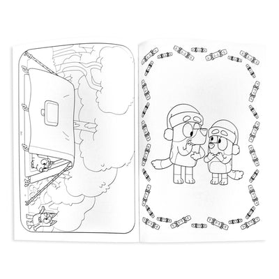 Bluey: Merry Christmas: A Colouring Book