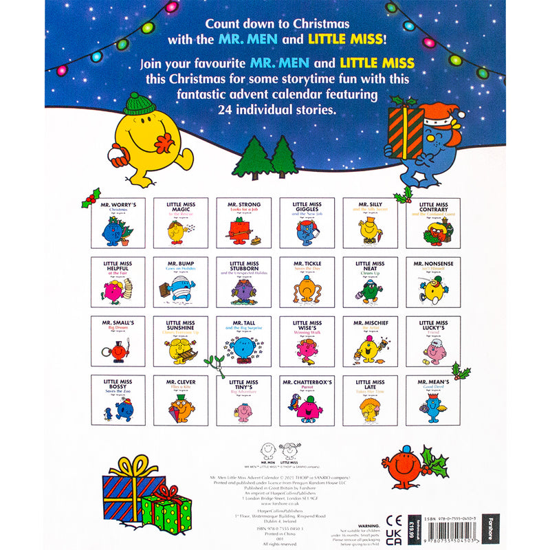 Mr Men Little Miss Advent Calendar: Storybook collection - Readers Warehouse