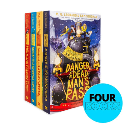 Adventures on Trains Collection 4 Book Pack