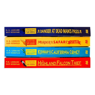 Adventures on Trains Collection 4 Book Pack of books
