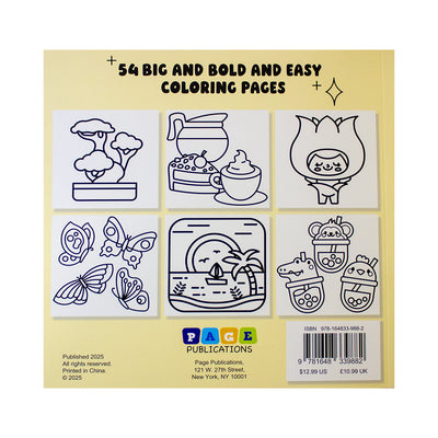 Green Thumb  : Bold and Easy Coloring Book