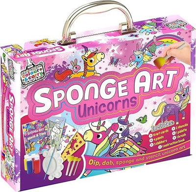 Craft and Carry Sponge Art Unicorns Activity Kit
