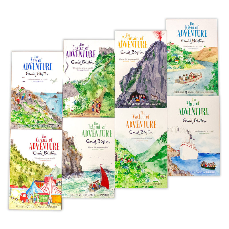 Enid Blyton Adventure Series 8 Book Pack