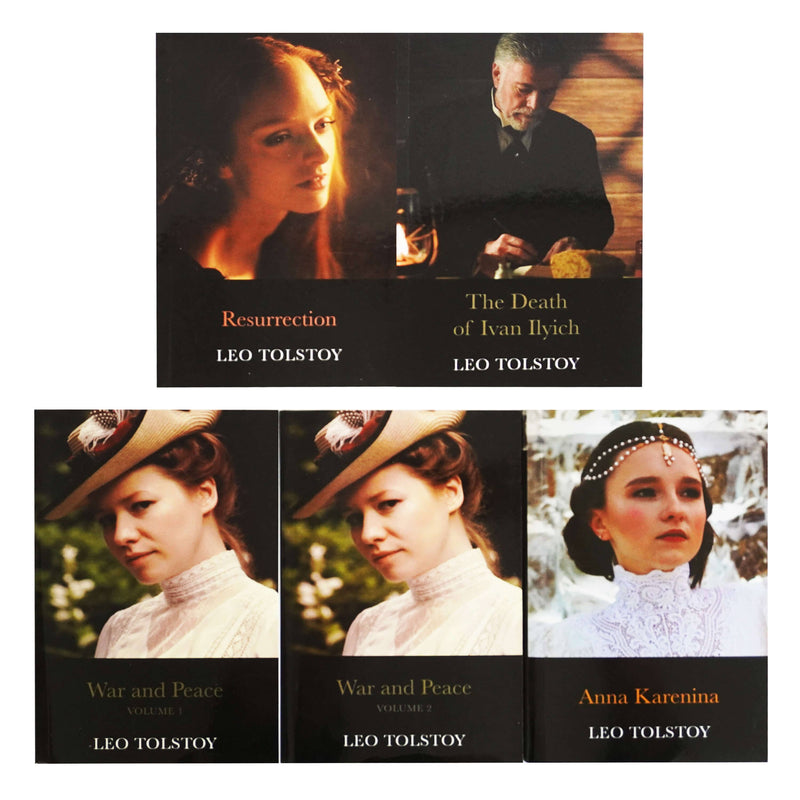 The Complete Novels of Leo Tolstoy 5 Book Collection