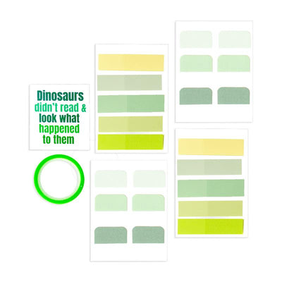 Book Sticky's Green Accessories