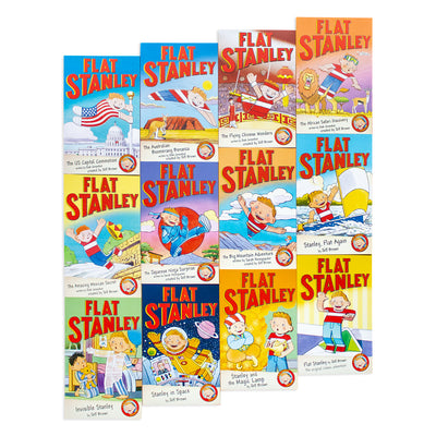 The Flat Stanley Collection 12 Book Box Set