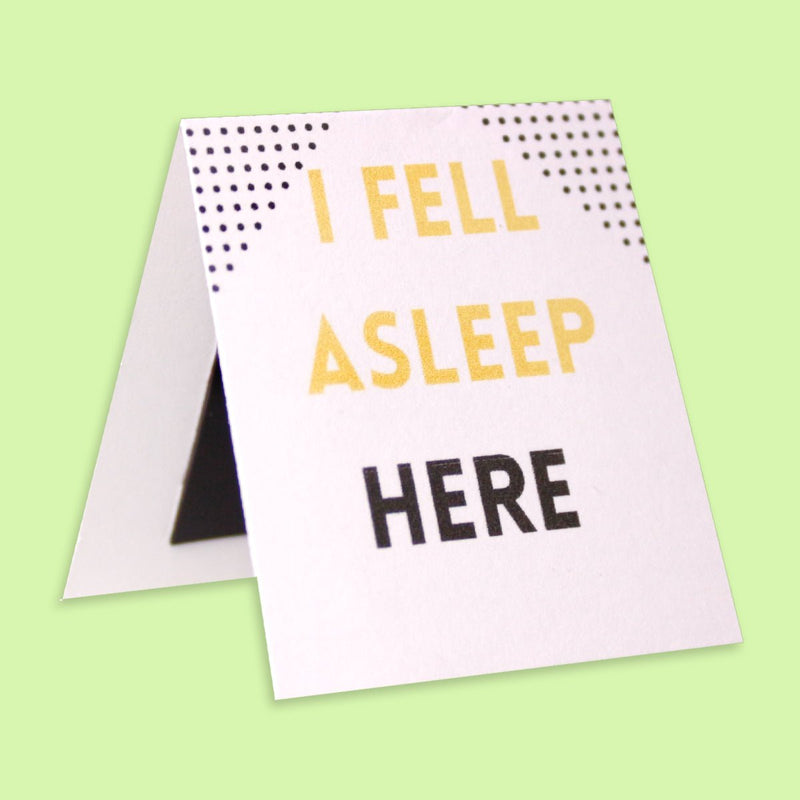 Bookmark Magnetic - I Fell Asleep Here - Readers Warehouse