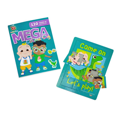 Cocomelon Mega Colouring Book & Puzzle - Readers Warehouse