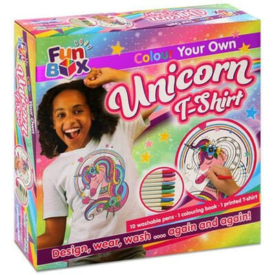 Colour Your Own Unicorn T-Shirt Box Set - Readers Warehouse