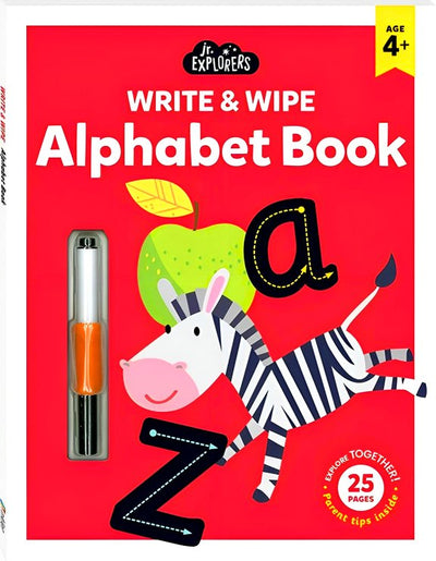 Junior Explorers Write And Wipe Book: Alphabet Book - Readers Warehouse