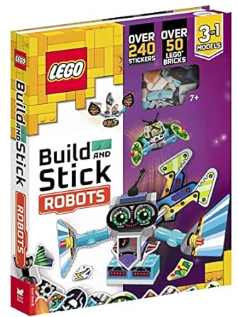 LEGO® Books: Build and Stick: Robots - Readers Warehouse