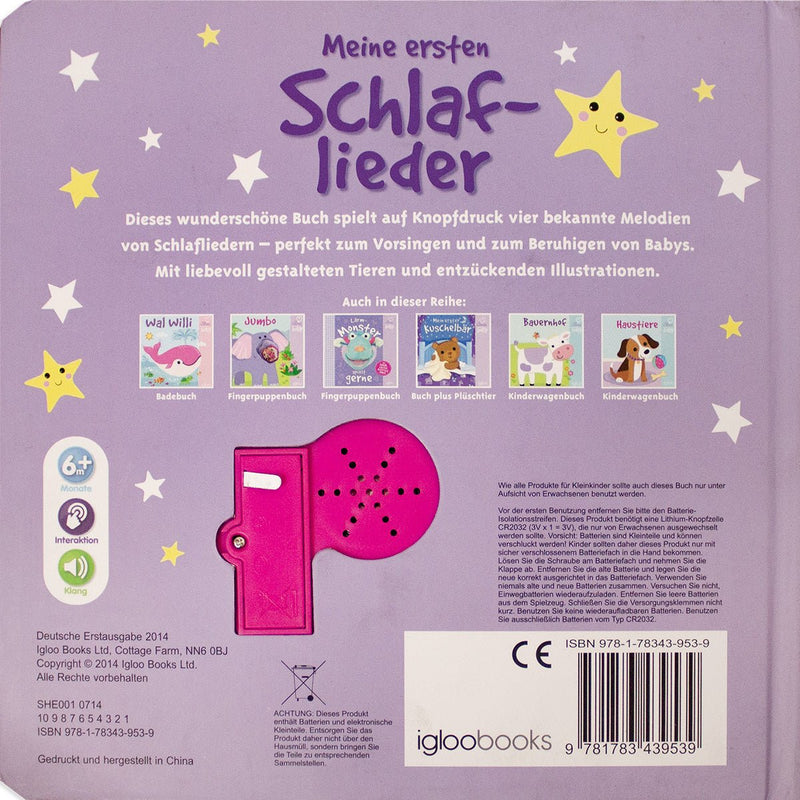 Meine Ersten Schlaflieder Klangbuch (German) - Readers Warehouse