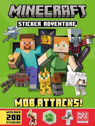 Minecraft Sticker Adventure: Mob Attacks! - Readers Warehouse