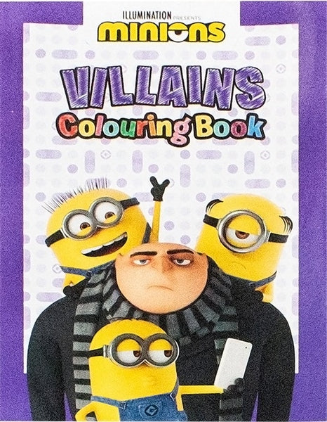 Minions Villains Colouring Book - Readers Warehouse