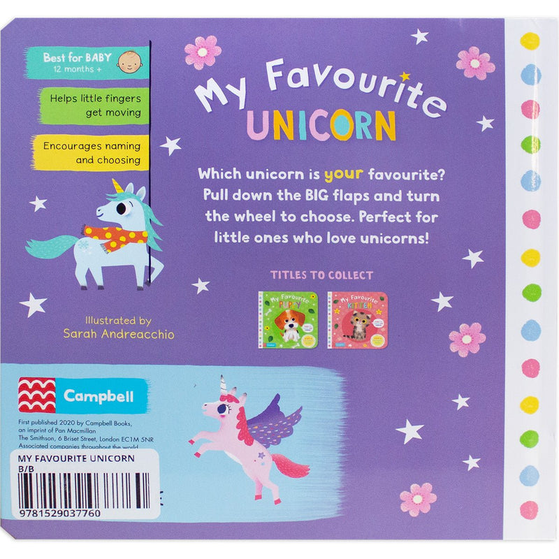 My Favourite Unicorn Board Book - Readers Warehouse