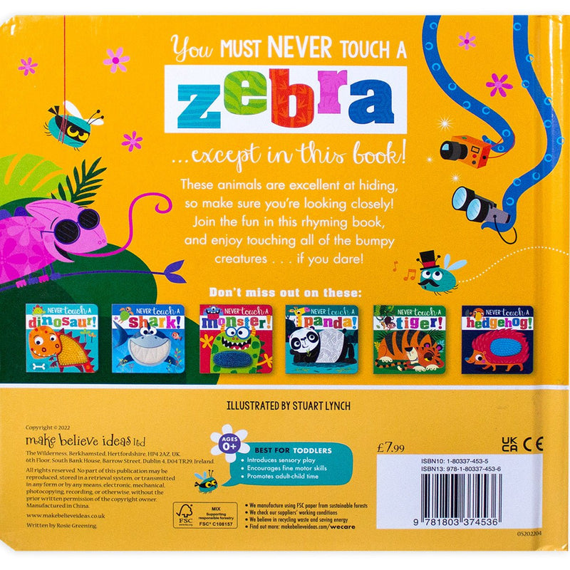 Never Touch A Zebra! - Readers Warehouse