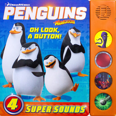 Penguins Oh Look A Button Sound Book - Readers Warehouse