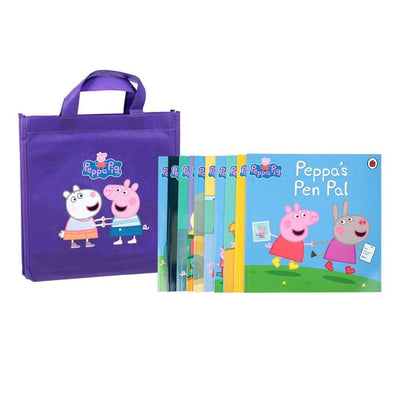Peppa Pig 10 Book Collection - Purple Bag - Readers Warehouse