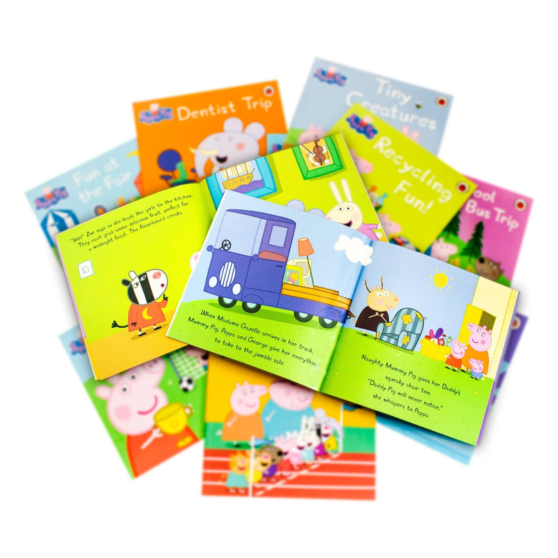 Peppa Pig 13 Books and 2 CD Collection Pack - Readers Warehouse