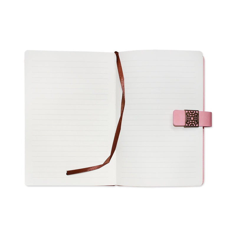 Pink Padded A5 Notebook - Readers Warehouse