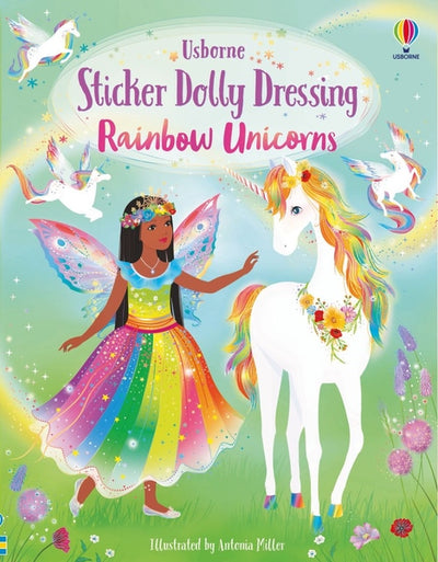 Sticker Dolly Dressing Rainbow Unicorns - Readers Warehouse