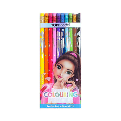 Top Model Erasable Colouring Pencil Pack - Readers Warehouse