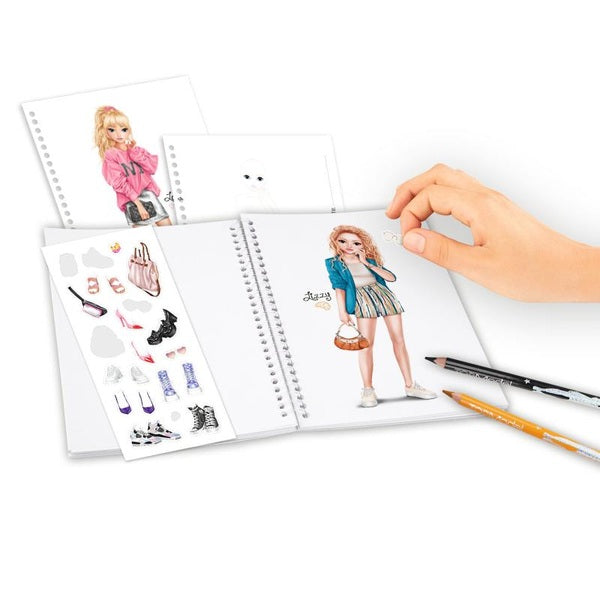 TOPModel Pocket Colouring Book (Jill & Cookie) - Readers Warehouse