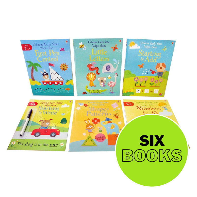 Usborne Early Years Wipe Clean Collection - Readers Warehouse