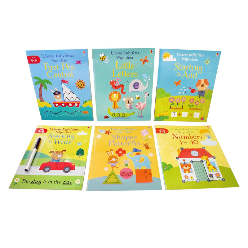 Usborne Early Years Wipe Clean Collection - Readers Warehouse