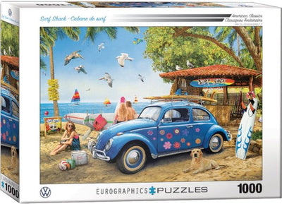 VW Beetle Surf Shack 1000 Piece Puzzle - Readers Warehouse