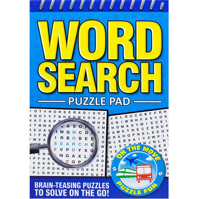 Word Search Blue Puzzle Pad - Readers Warehouse