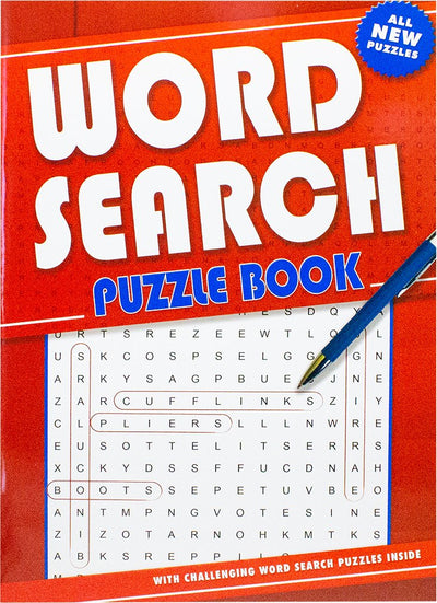 Word Search Red Puzzle Book - Readers Warehouse