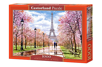 Romantic Walk In Paris - 1000 Piece Puzzle - Readers Warehouse