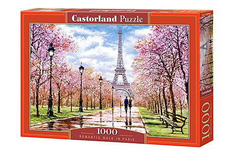 Romantic Walk In Paris - 1000 Piece Puzzle - Readers Warehouse