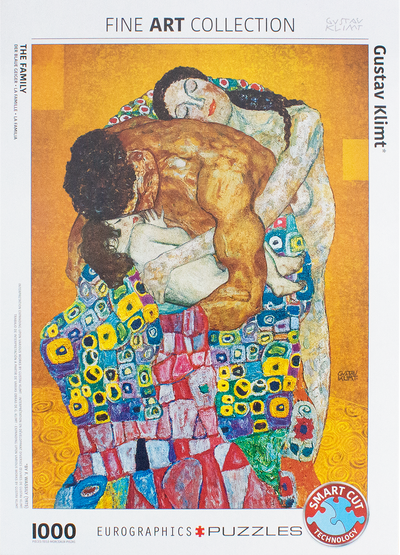 Gustav Klimt Family 1000 Piece Puzzle - Readers Warehouse