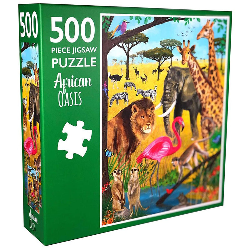 African Oasis - 500 Jigsaw Puzzle - Readers Warehouse